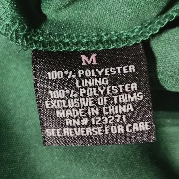 Justify Green Swiss Dot Ruffled Dress Size Medium Fairycore - Picture 9 of 9